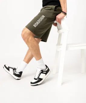 bermuda en molleton doux homme - roadsign vert short en molleton