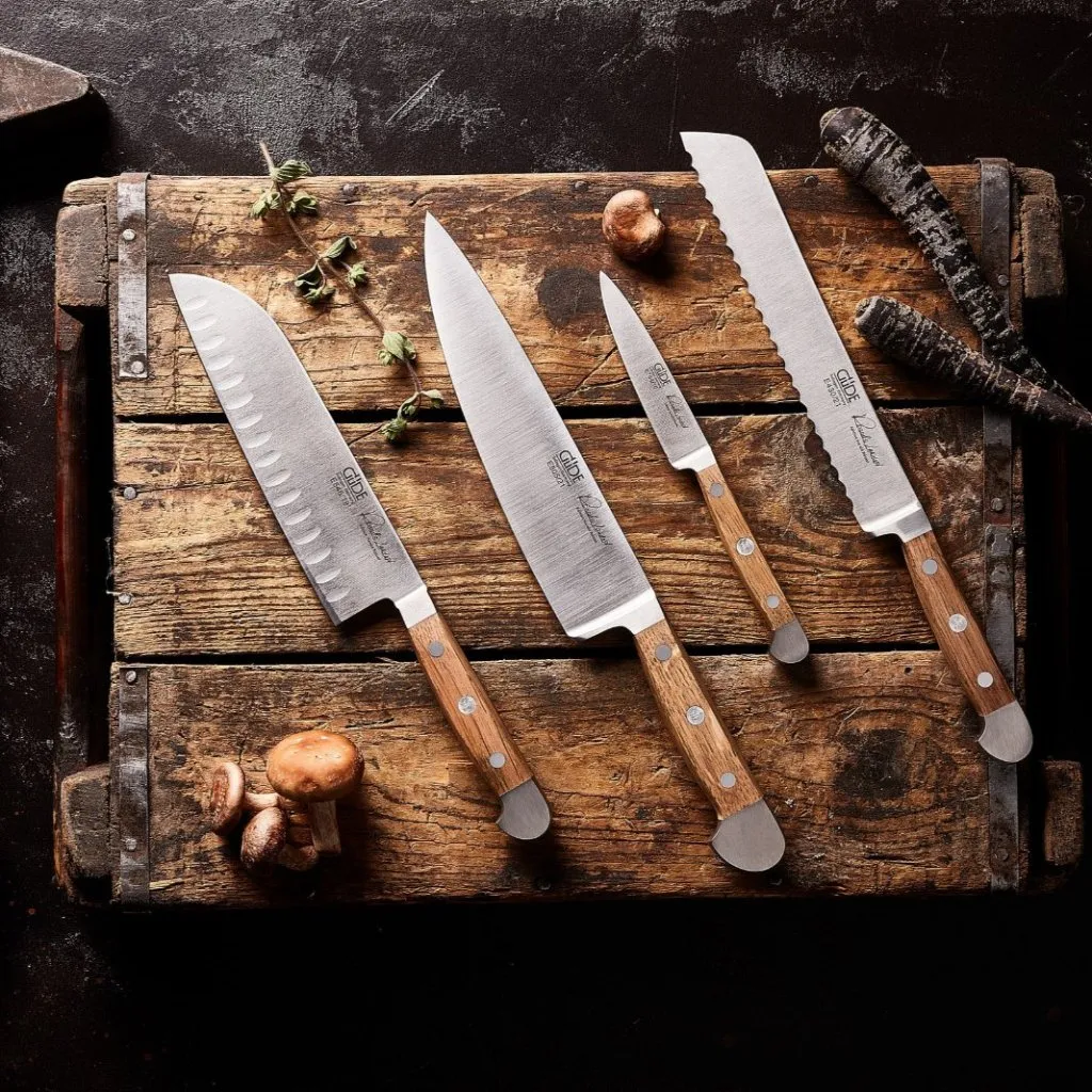 Couteau à larder ALPHA OAK 13 cm, marron, Güde ✔ 94 € ⭕ Kulina