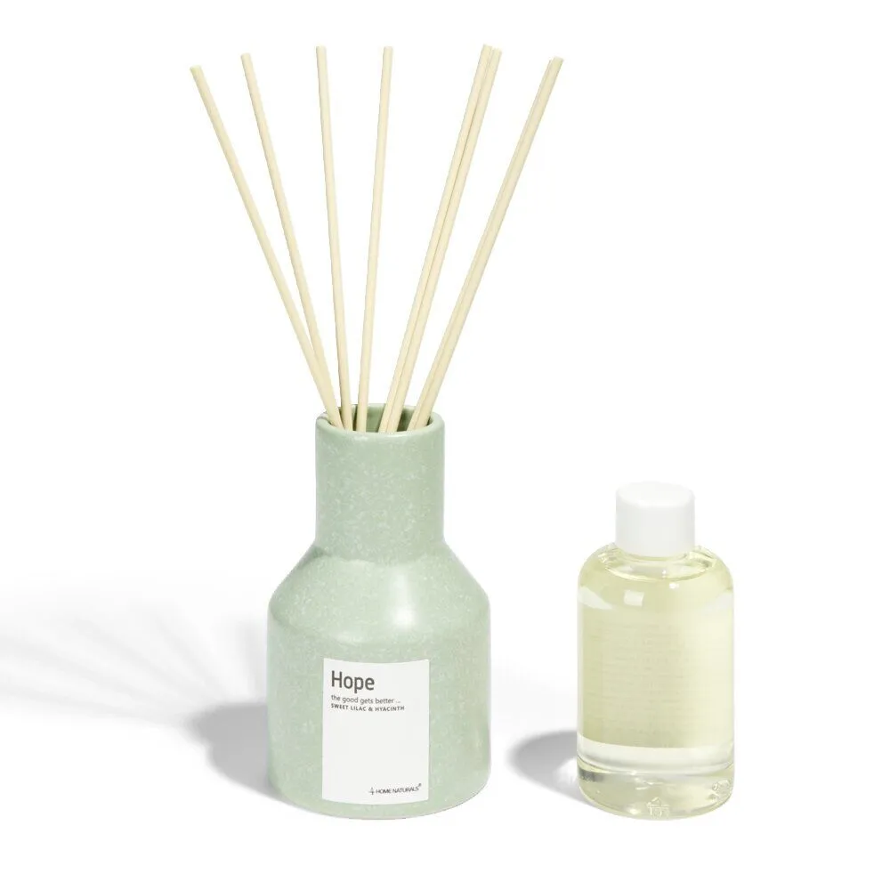 Diffuseur de parfum par capilla Hope lilas doux et jacinthe vert