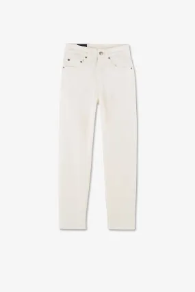 Jean blanc en coton stretch coupe Comfort