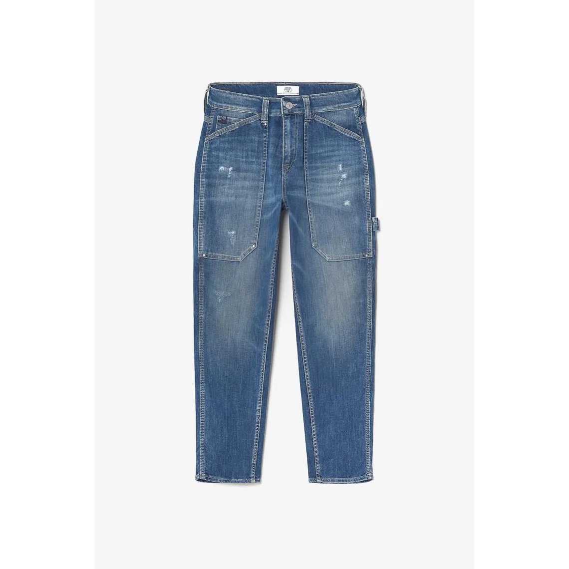 Jeans loose, large - Bleu en coton | 3 Suisses