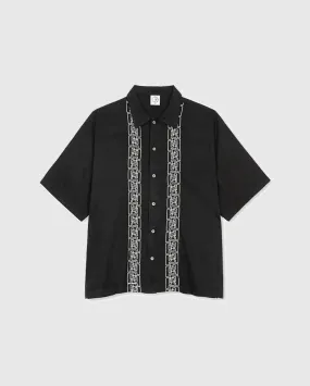 Polar Chemise - Bowling Shirt - Black/White