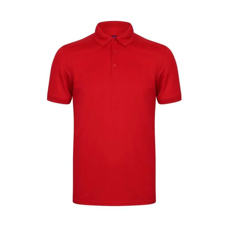 Polo homme en polyester stretch