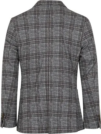 Suitable Respect Veston Fame Jersey Plaid Flex Gris SPE22303