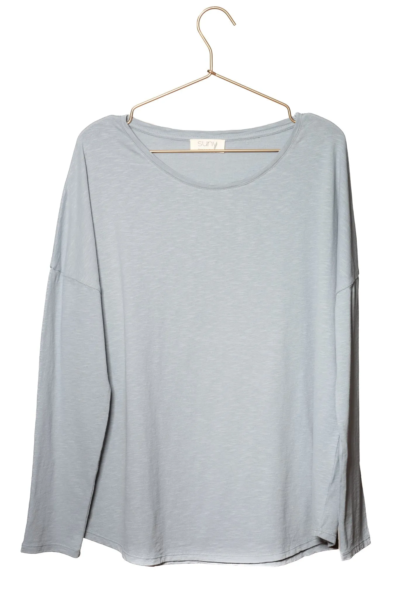 Tee shirt en coton bio EXTRA SUNY DOUX gris chaton